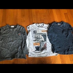 Zara boys long sleeve T shirts